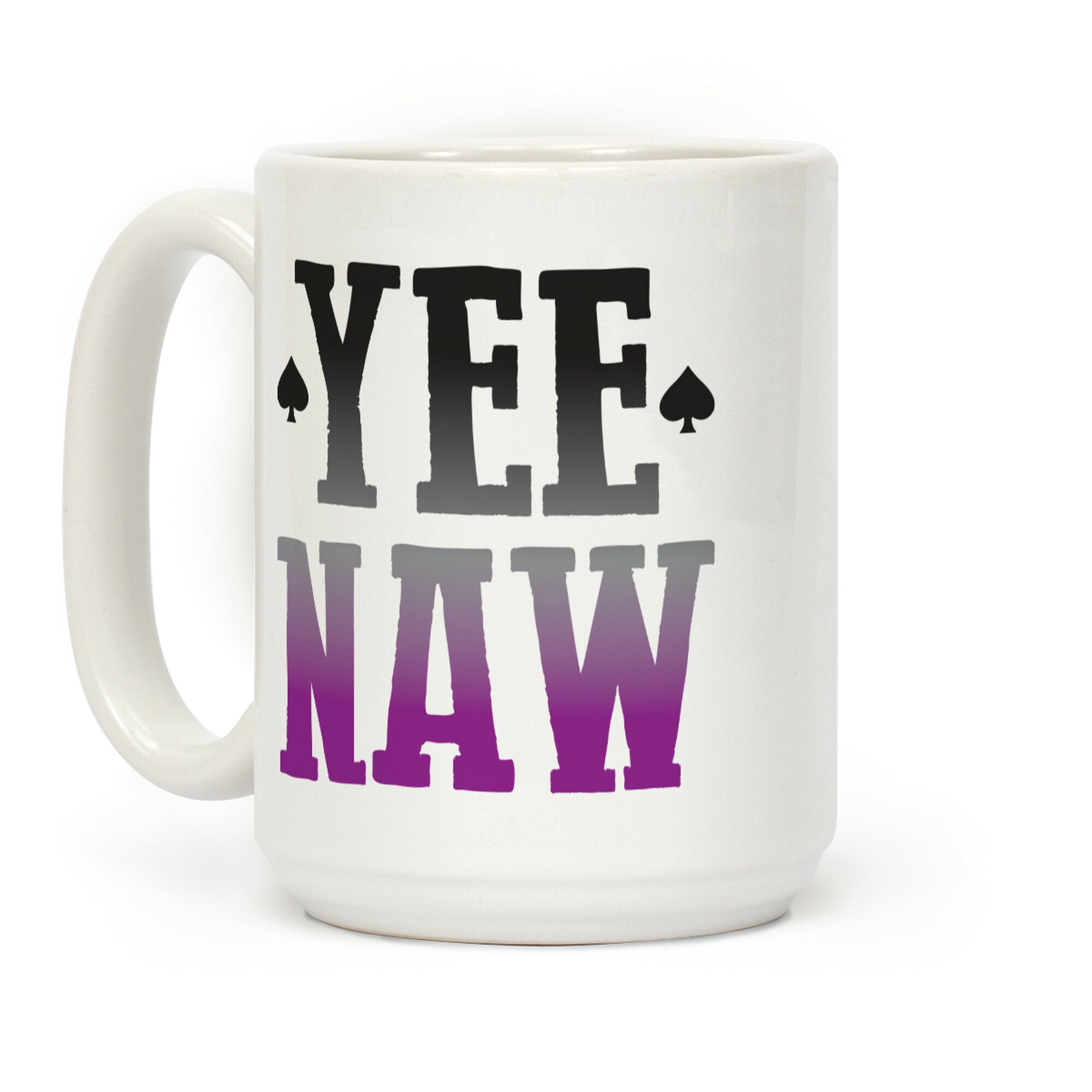 Yee Naw Asexual Pride Coffee Mug